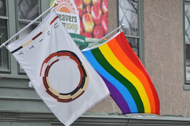 Racial Unity Flying Alongside LGBT Pride at the Weavers Way Co-op